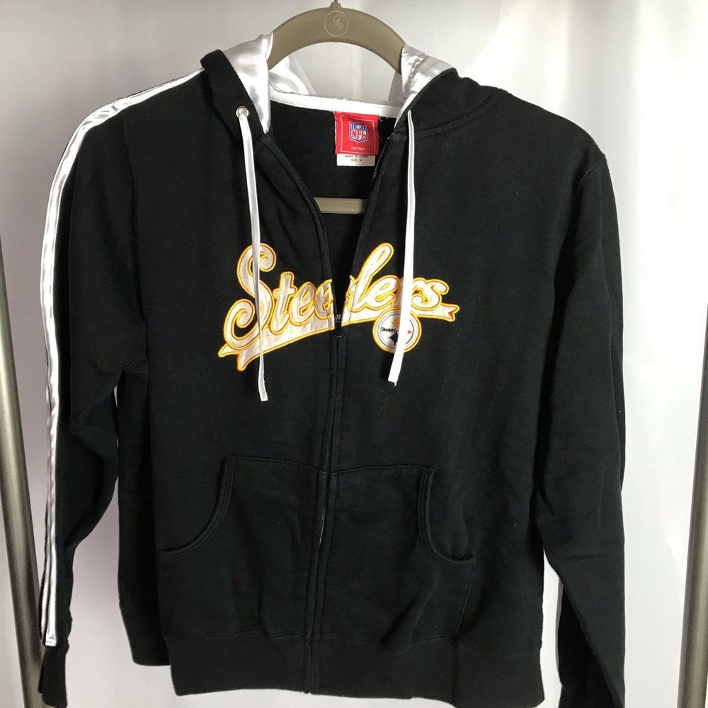 🔥NFL Medium Pittsburgh Steelers Zip Jacket